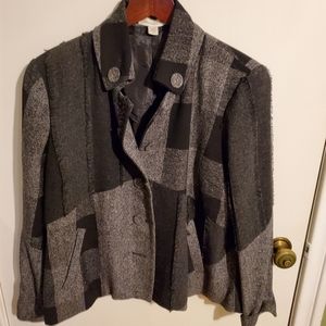 Mixed Fabric Jacket